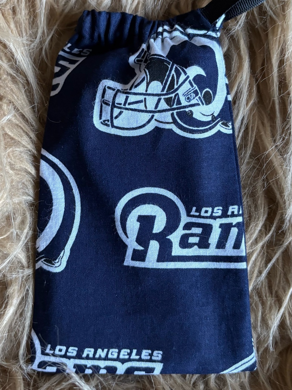 Los Angeles Rams Phone Pouch 6-1/2”x4”Handmade